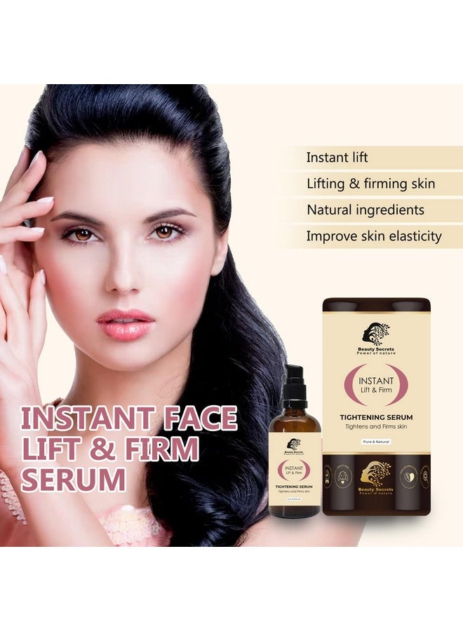 beauty Secrets Instant Lift and Firm Serum for Face 30 ml | Anti Aging Serum for Women & Men for Skin Tightening infused with Retinol, Hyaluronic acid, Glycolic acid and Jojoba Oil - Image 5