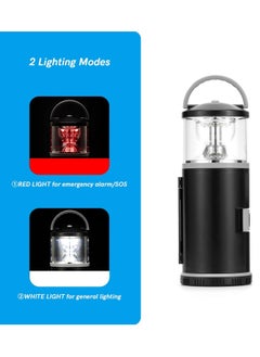 General 2-In-1 LED camping light with kit, battery-operated LED light with 15-piece tool and 2 lighting modes, portable emergency light for camping storm outage in house car workbench  - Image 5