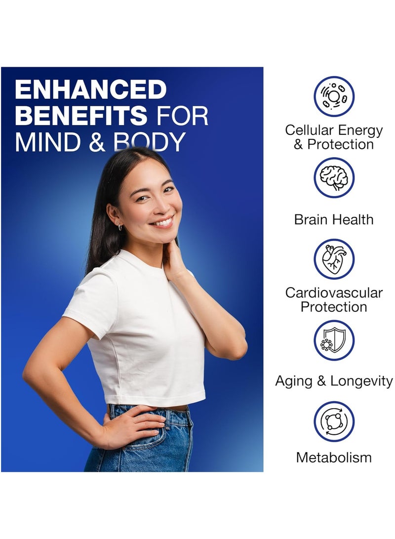 Nutrivein Premium NAD + Resveratrol Supplement 600 mg - 30 Servings (60 Capsules): Powerful Synergistic NAD Resveratrol Supplement - Aging, Cognition, Metabolism, & Overall Well-Being - Image 4