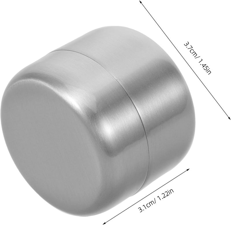 Waterproof Stainless Steel Pill Organizer Medium Compact Metal Medicine Storage Box Portable Pocket Pill Case for Travel and Daily Medicine Management - Image 2