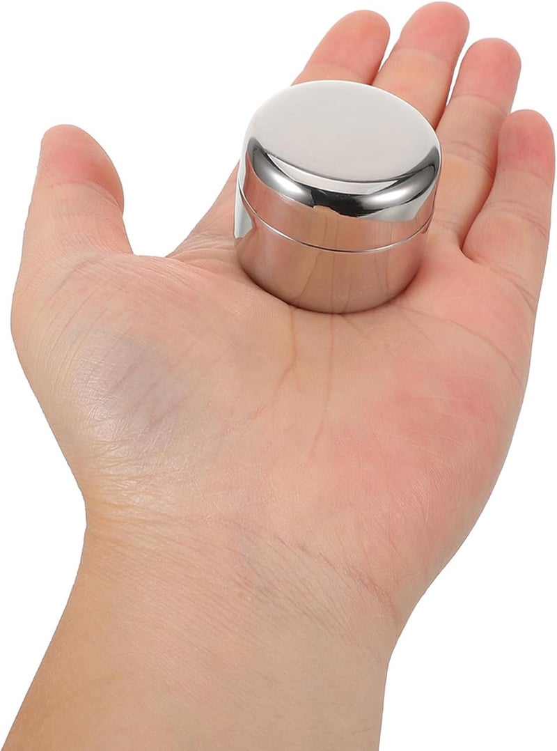 Waterproof Stainless Steel Pill Organizer Medium Compact Metal Medicine Storage Box Portable Pocket Pill Case for Travel and Daily Medicine Management - Image 4