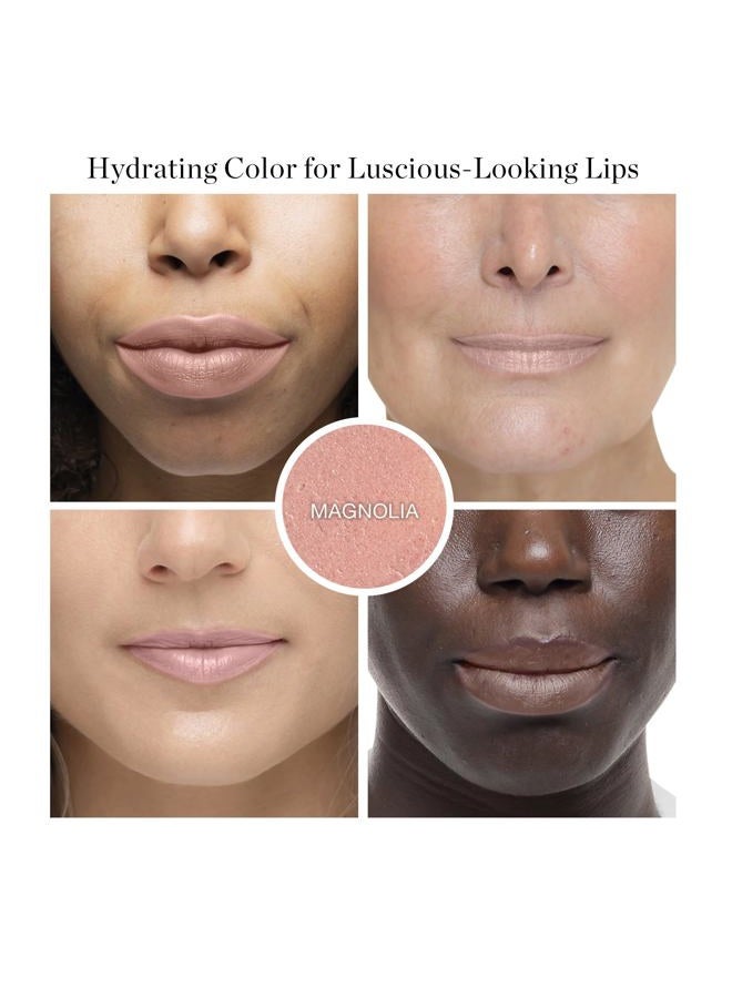 OGEE Tinted Sculpted Lip Oil - Lip Stain Made with 100% Organic Coconut Oil, Jojoba Oil, and Vitamin E - Best as Lip Balm, Lip Color or Lip Treatment - MAGNOLIA - Image 2