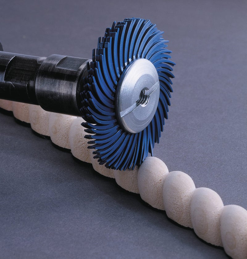 Cubitron 3M Cubitron Radial Bristle Brush, 6 in x 1/2 in x 1 in 80 With Adapter, 1/EA - Image 5