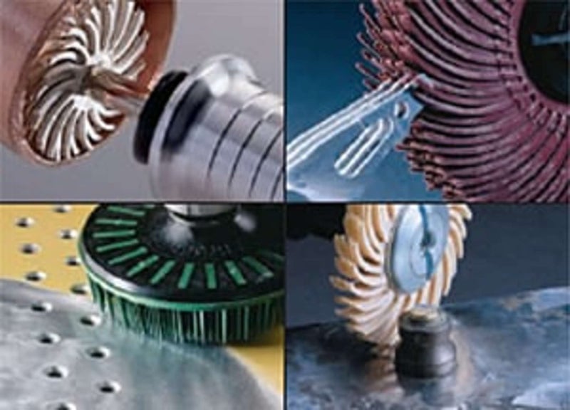 Cubitron 3M Cubitron Radial Bristle Brush, 6 in x 1/2 in x 1 in 80 With Adapter, 1/EA - Image 2