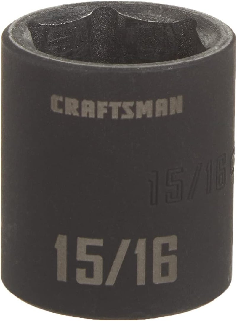 CRAFTSMAN CRAFTSMAN Shallow Impact Socket SAE 12 Inch Drive 1516 Inch 6 Point CMMT15857  - Image 1