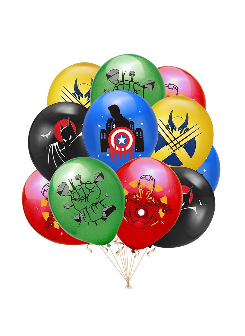 Superhero Birthday Party Decoration,Spider Man Superhero League Birthday Party Supplies,Marvel Birthday Banner,Superhero Balloons,Spiderman Cake Decoration Set  - Image 4