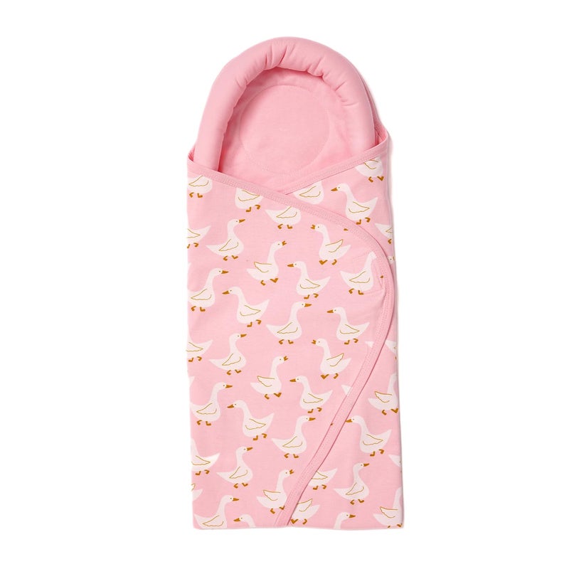 TIDY SLEEP TIDY SLEEP Baby Pod Swaddle Wrap for Newborn Snuggle Pod with U Shape Ring Head Protection Support Baby Snuggle Pod Swaddle Wrapper Pack of 2 03 Months Duck Farmland - Image 2