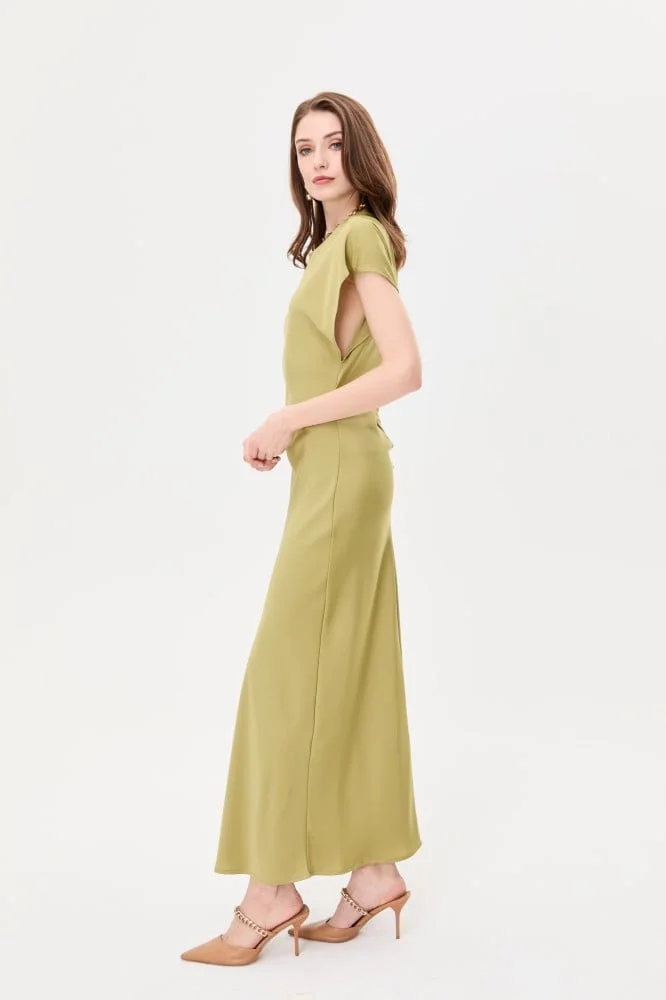 Tenda Olive Maxi Dress