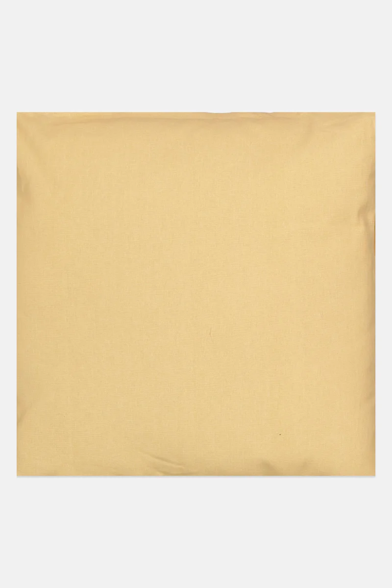 موي موتشو وسادة قطن عضوي بغطاء قابل للإزالة 45 × 45 سم، كريمي داكن