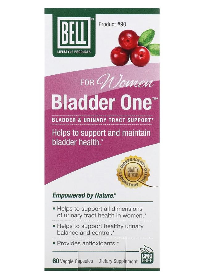 Bell Lifestyle - For Women Bladder One 60 Veggie Capsules - Image 1