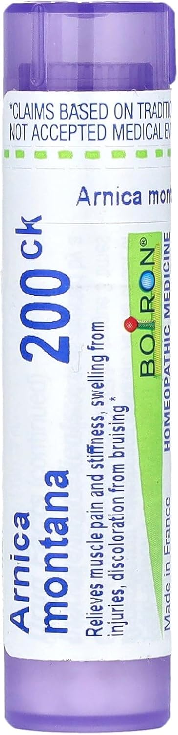 Boiron Boiron Arnica Montana 200Ck for Muscle Pain, Stiffness, Swelling from Injuries & Bruises - 80 Pellets 