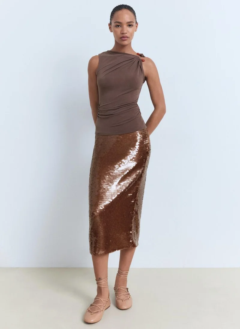 مانجو Casual Petri Midi Top