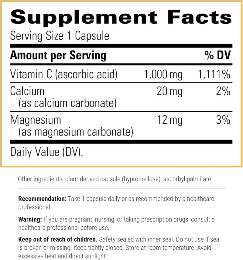 Integrative Therapeutics Buffered Vitamin C 60c - Image 2