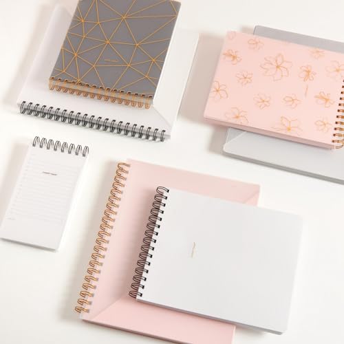 RUSSELL+HAZEL Spiral Memo Notebook, Writing Notebook for Office for Students, 7.5” x 9” x 0.50", 196 Lined Narrow Ruled Pages, White Paper Notepad with Top-Spiral (44314) - Image 5