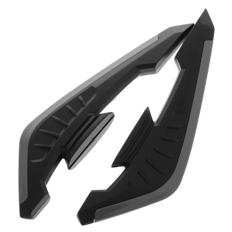 Black Motorcycle Side Fairing Spoilers Aerodynamic Body Upgrade Scratch Protection - Image 2