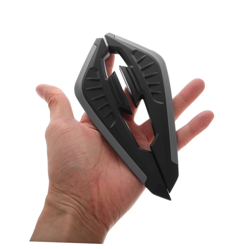 Black Motorcycle Side Fairing Spoilers Aerodynamic Body Upgrade Scratch Protection - Image 5