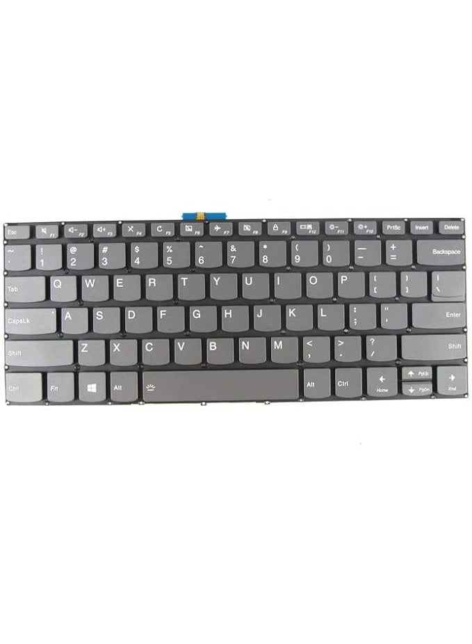 Terabyte لوحة مفاتيح جديدة بديلة لجهاز Lenovo Yoga 520-14IKB، Yoga Flex 5-1470، Flex 5-1570، Type 80X8، 81C8، 720-15IKB، IdeaPad 330S-14AST، 330S-14IKB مع إضاءة خلفية - Image 1