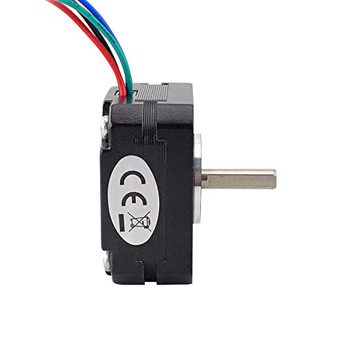 STEPPERONLINE Short Body Nema 17 Bipolar Stepper Motor 1A 22.6oz.in/16Ncm DIY CNC Extruder - Image 5