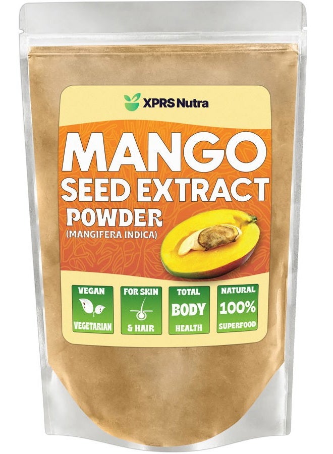 XPRS Nutra Mango Seed Extract Powder - Premium Mango Seeds (Mangifera Indica) - Fresh Mango Seed Powder - Premium Non-GMO Wild Mango Seed Extract Powder - Vegan Friendly Mango Supplement (16 Ounce) - Image 1