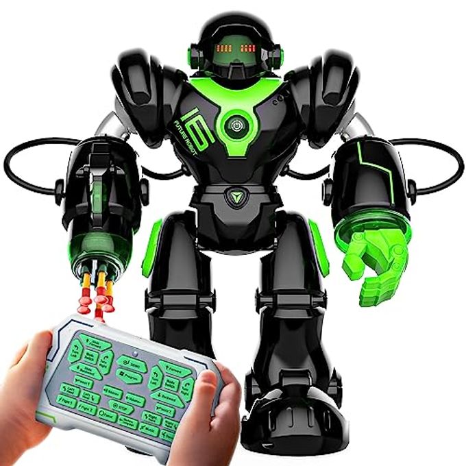 BEZGAR TR300 Robot Toys for Kids Smart Programmable, Dancing Remote Control Emo Robot with 22 Actions, Supporting 78 Changing Expression, for Kids, 3 4 5 6 7 8 Year Old Boy Birthday - Image 1