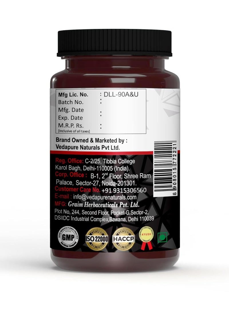 VEDAPURE Teso-19 Energizing Blend Of Ashwagandha, Safed Musli, Shatavari And Chota Gokhru- 60 Capsules  - Image 4