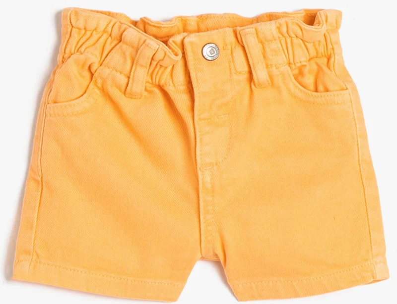 كوتون Cotton Shorts with Pockets Elastic Waist Cotton