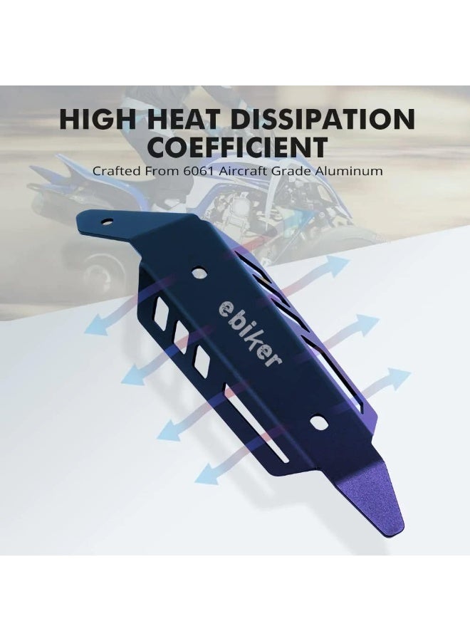 Ebiker CNC Machined Mid Pipe Heat Shield for Yamaha RAPTOR 700 - Image 4