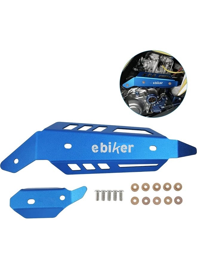Ebiker CNC Machined Mid Pipe Heat Shield for Yamaha RAPTOR 700 - Image 1