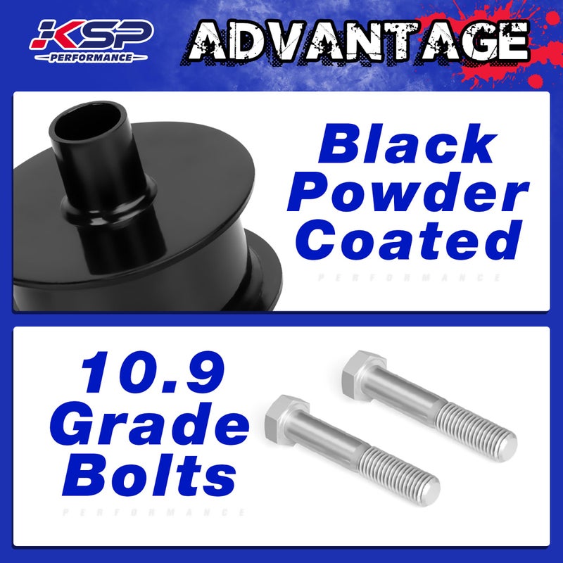 KSP PERFORMANCE KSP 3"Front and 3"Rear Full Suspension Lift Kits with Shock Extenders fit for 2007-2018 Wrangler JK 2WD 4WD, Such as Editions Rubicon/Unlimited/Sahara/Sports and Moreï¼ˆBlack) - Image 3
