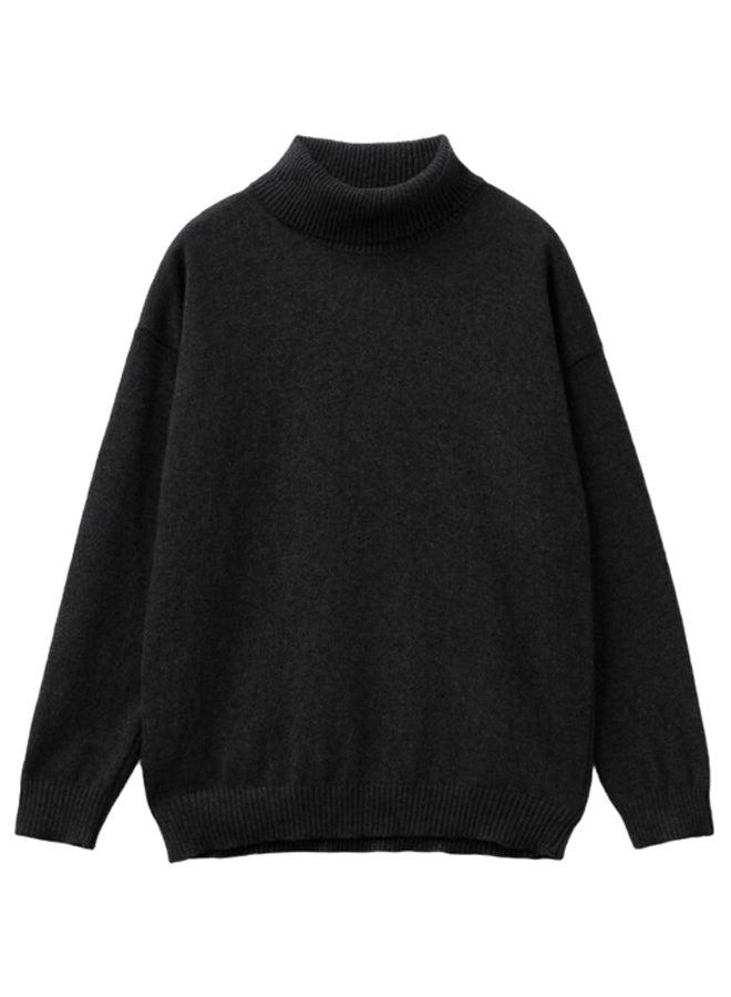 Benetton TURTLENECK SWEATER IN CASHMERE AND WOOL BLEND 