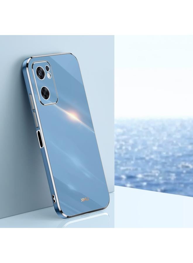 اس-توب جراب لهاتف OPPO Reno7 SE من XINLI، جراب هاتف TPU مطلي بالكهرباء 6D بحافة مستقيمة - Image 1