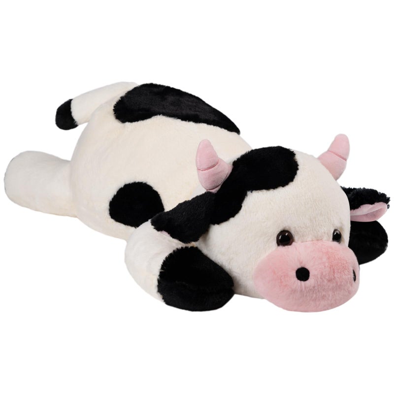 Crillop 5LB Cute Weighted Stuffed Animals Plush 256 inch Soft Weighted Cow Stuffed Animal Toy Pillow for Adults and ChildrenCow Large - Image 3