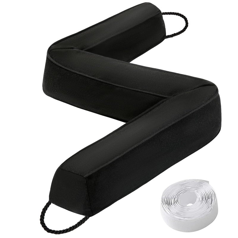 Weighted Door Draft Stopper for Front Door Easy to Use Heavy 36 inch Door Bottom Winter Cold Air Draft Blocker for Exterior Apartment Back Door Fits Door Gap Up to 3 22lb
