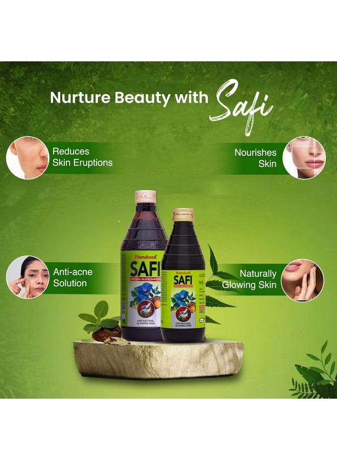 Hamdard Safi Blood Purifier Syrup for Healthy & Glowing Skin | 100% Pure | Clear Stomach | Helps to improving Liver Function | 500ml | Pack of 1 - Image 5