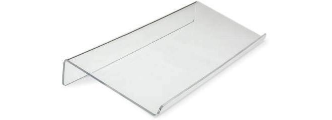 DLEIN Acrylic Keyboard Stand for Office Desk, 5mm Thickness Acrylic Riser Ticker Than Others, Ergonomic Tilted Computer Holder Home Table with Scratch-Free Protection (218 ) - Image 1