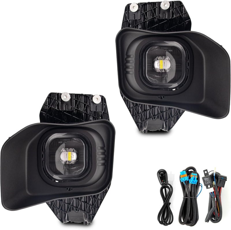 WEZEMLIGHT LED Fog Lights Assembly for Ford F250/F350/F450/F550 Super Duty (2011-2016) with Switch and Wiring Kit - Image 2
