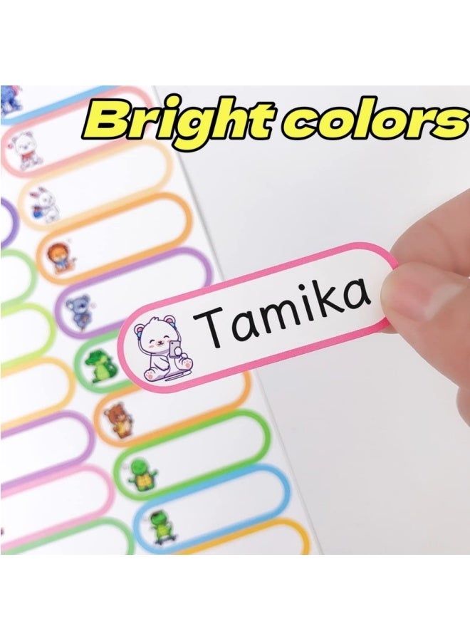 300PCS,Name Tags for Kids,Baby Bottle Labels,Waterproof,Animal,Write On Kids Food Water Bottle Labels,For School Classroom,Daycare. - Image 3