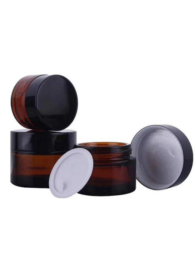 3Pcs 30Ml1Oz Amber Glass Empty Refillable Cosmetic Jars With Black Cap And Liner Facial Cream Lotion Cases Boxes Pots Tins Containers Dispense Sample Bottle For Cosmetic Cream Balm Storage - pzsku/ZAEDA7107F5AF73CEEC86Z/45/_/1707976576/21baf4f2-24e2-4650-bb10-11ff02c8da4d