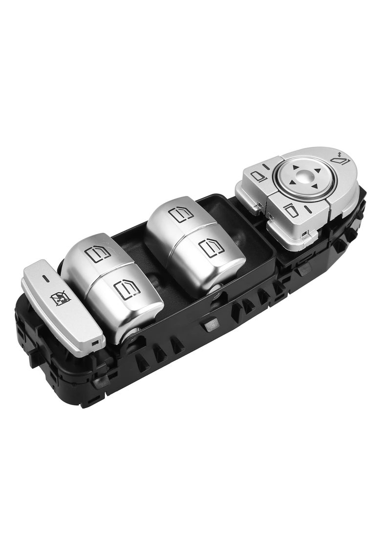 X AUTOHAUX X AUTOHAUX 2059056811 Car Master Power Window Switch Driver Side for Mercedes-Benz GLC300 C350e C63 AMG 2016-2018 Black  - Image 1