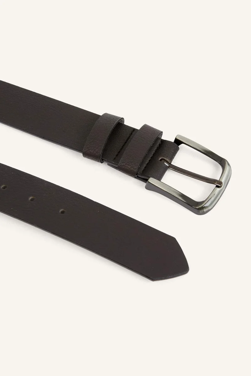 Defacto  Man Rectangle Clasp Faux Leather for Men | Best Price UAE