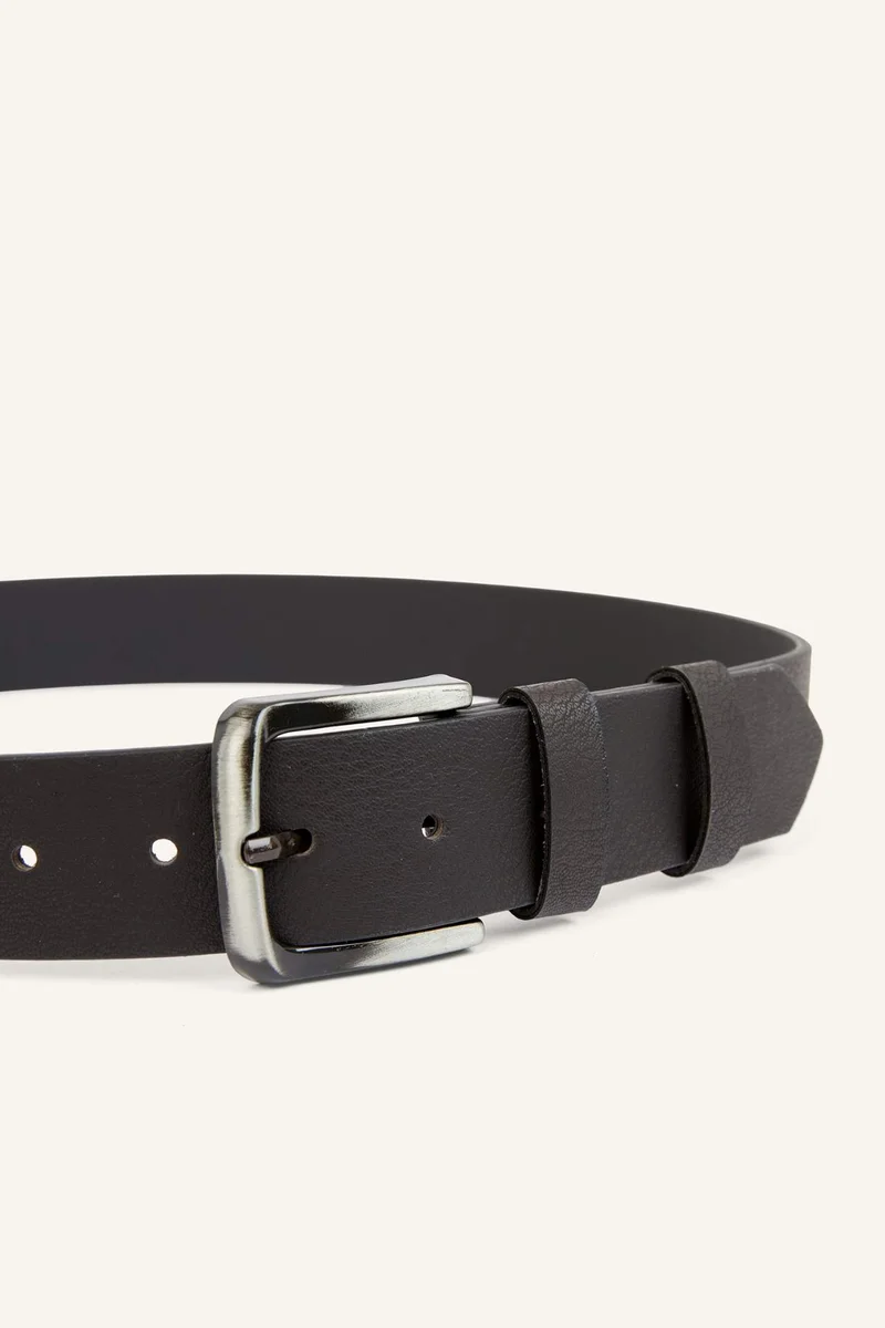 Defacto  Man Rectangle Clasp Faux Leather for Men | Best Price UAE