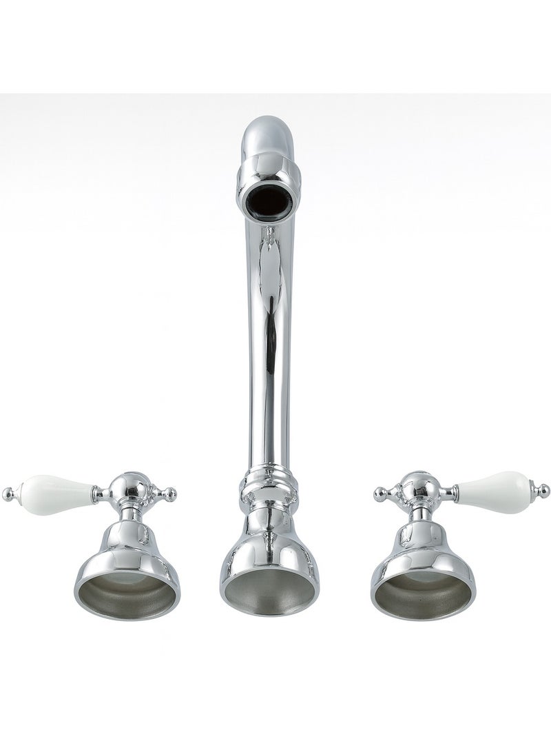 جي أس خلاط مغسلة 3 خرم كروم ايطالى - Image 3