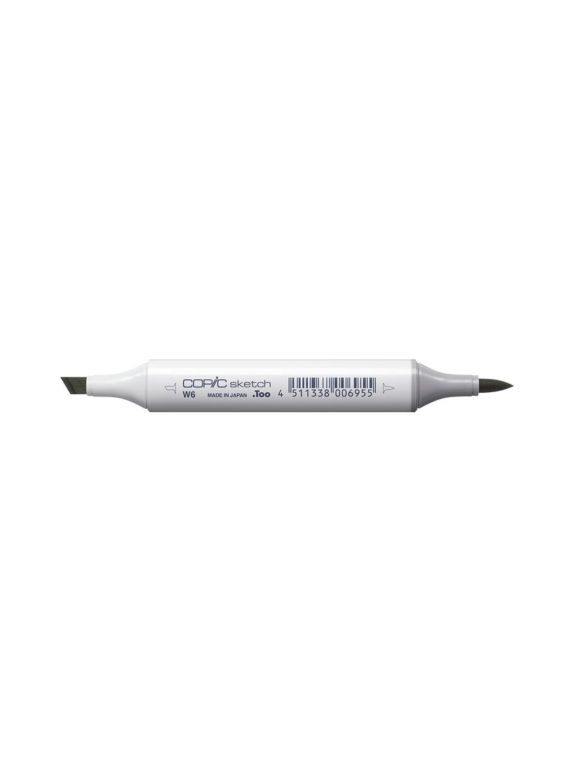 COPIC Copic Markers W6-Sketch, Warm Gray  - Image 3