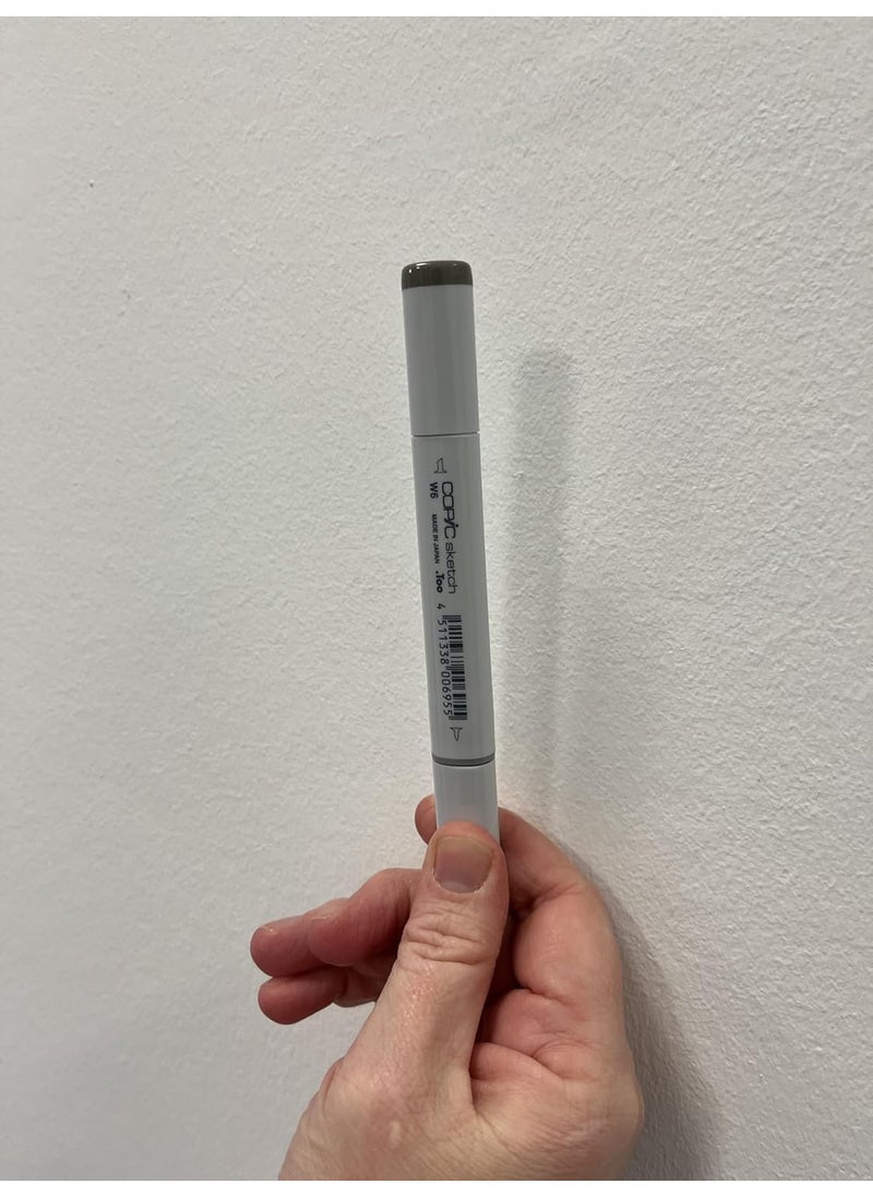 COPIC Copic Markers W6-Sketch, Warm Gray  - Image 2