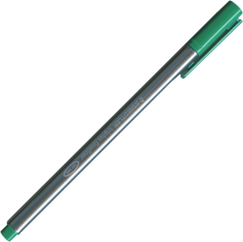 ستدلر قلم ستيدلر تريبلس فاينلاينر - أخضر باهت - Image 1