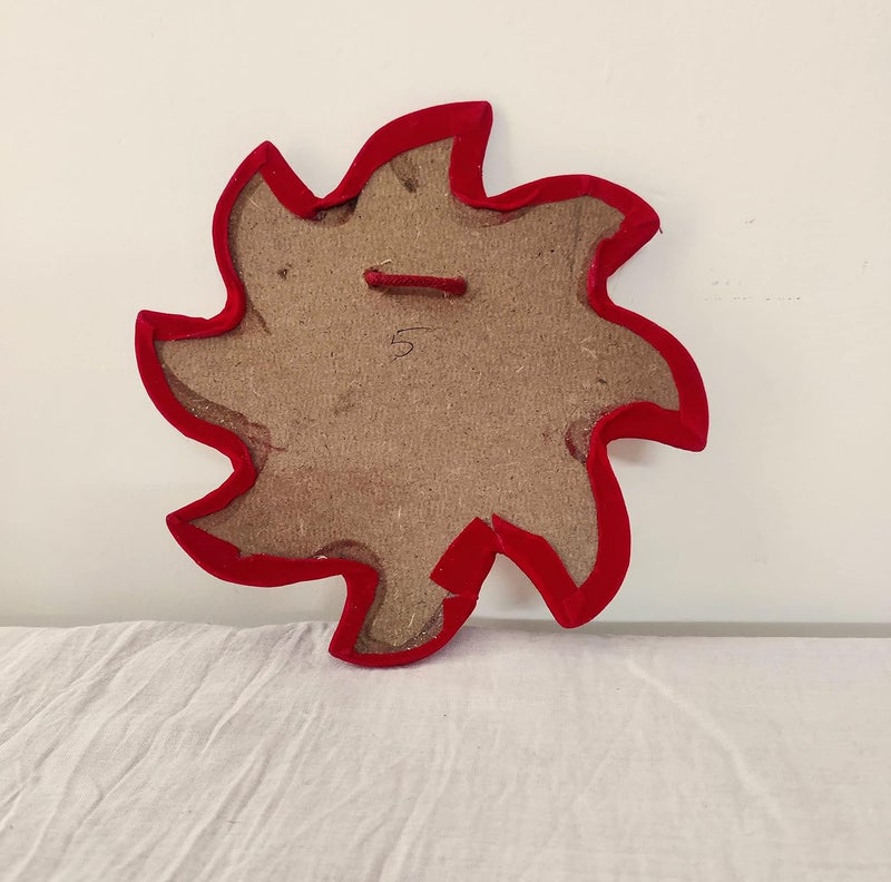 PUJA Celebrations Vetiver Sun Hanging Sun Wall Hanging Made of LavanchaVetiver RootDecorative showpiece Gift Item for Home Decoration Model USR17  - Image 3