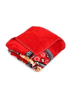 Status Contract Mink Blanket | Double Bed AC Blanket |Skin-Friendly, Lightweight & Super Soft Blanket 2.5 Kgs- Red Circle, 210 X 220 Cm  - Image 5