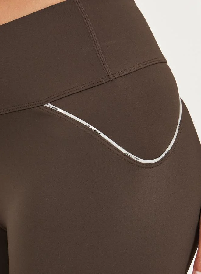 Styli Contrast Piping Detail Leggings