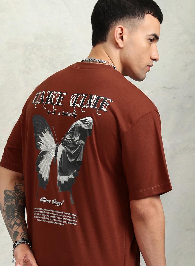 HIGHLANDER Graphic Print Round Neck Regular Fit T-Shirt - Image 1