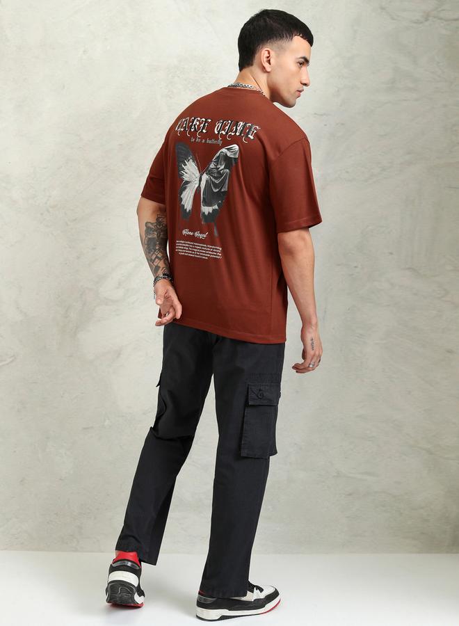 HIGHLANDER Graphic Print Round Neck Regular Fit T-Shirt - Image 2